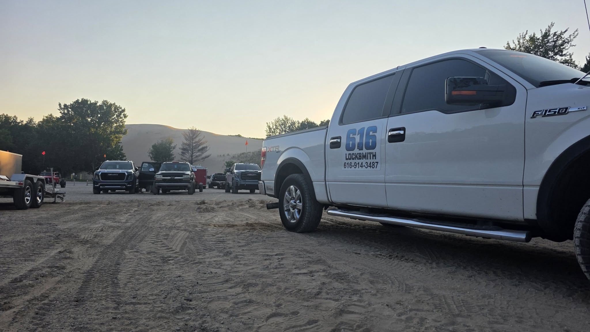 616 Locksmith service truck in West Michigan